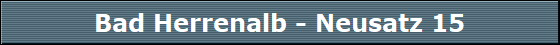 Bad Herrenalb - Neusatz 15
