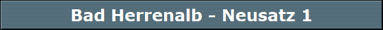 Bad Herrenalb - Neusatz 1