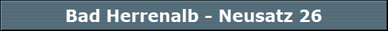 Bad Herrenalb - Neusatz 26